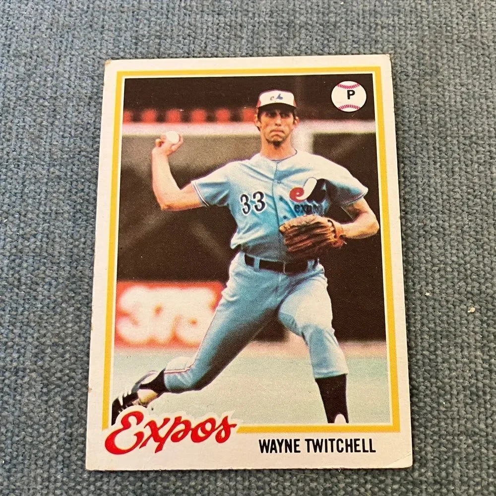 1978 Topps Montreal Expos Baseball Card Trading Card